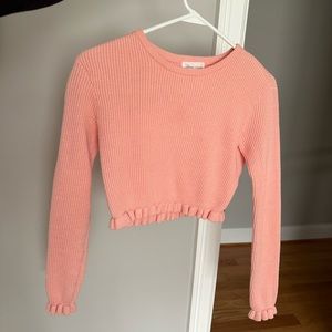 Revolve lovers and friends cropped sweater